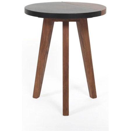 Round Accent End Table