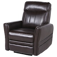 Contemporary Power Recliner with Power Headrest