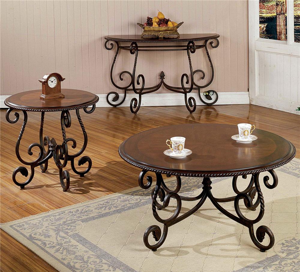 Steve Silver Crowley Round Cocktail Table