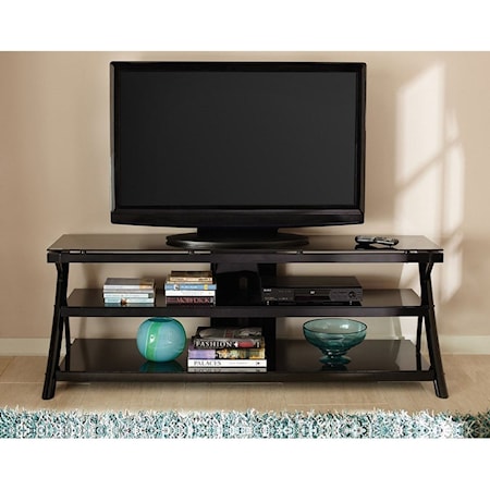 Glass Top Television Stand