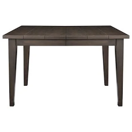 Contemporary Dining Table with 2 Removable Leaves