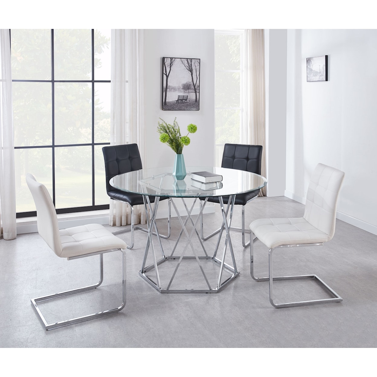Steve Silver Escondido 5-Piece Table and Chair Set