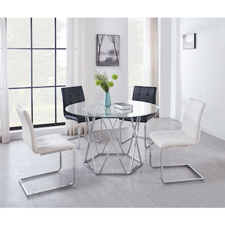 5-Piece Table and Chair Set