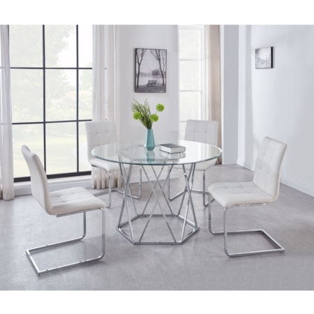 5-Piece Table and Chair Set