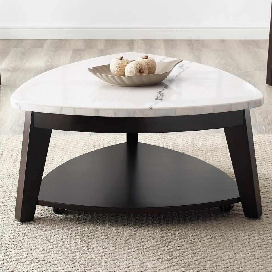 Steve Silver Francis FC340CAS Contemporary Triangle Cocktail Table