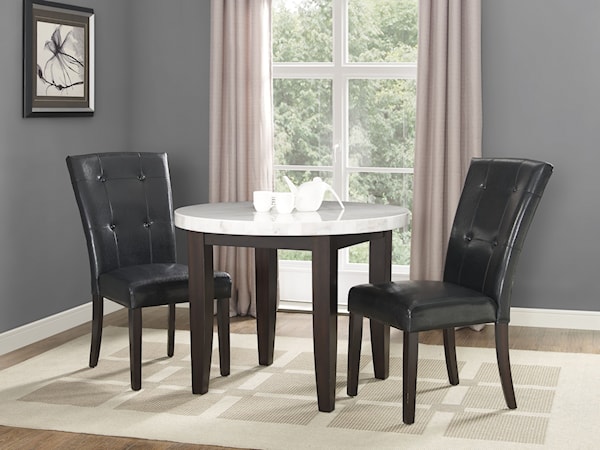 3 Piece Table and Chair Set