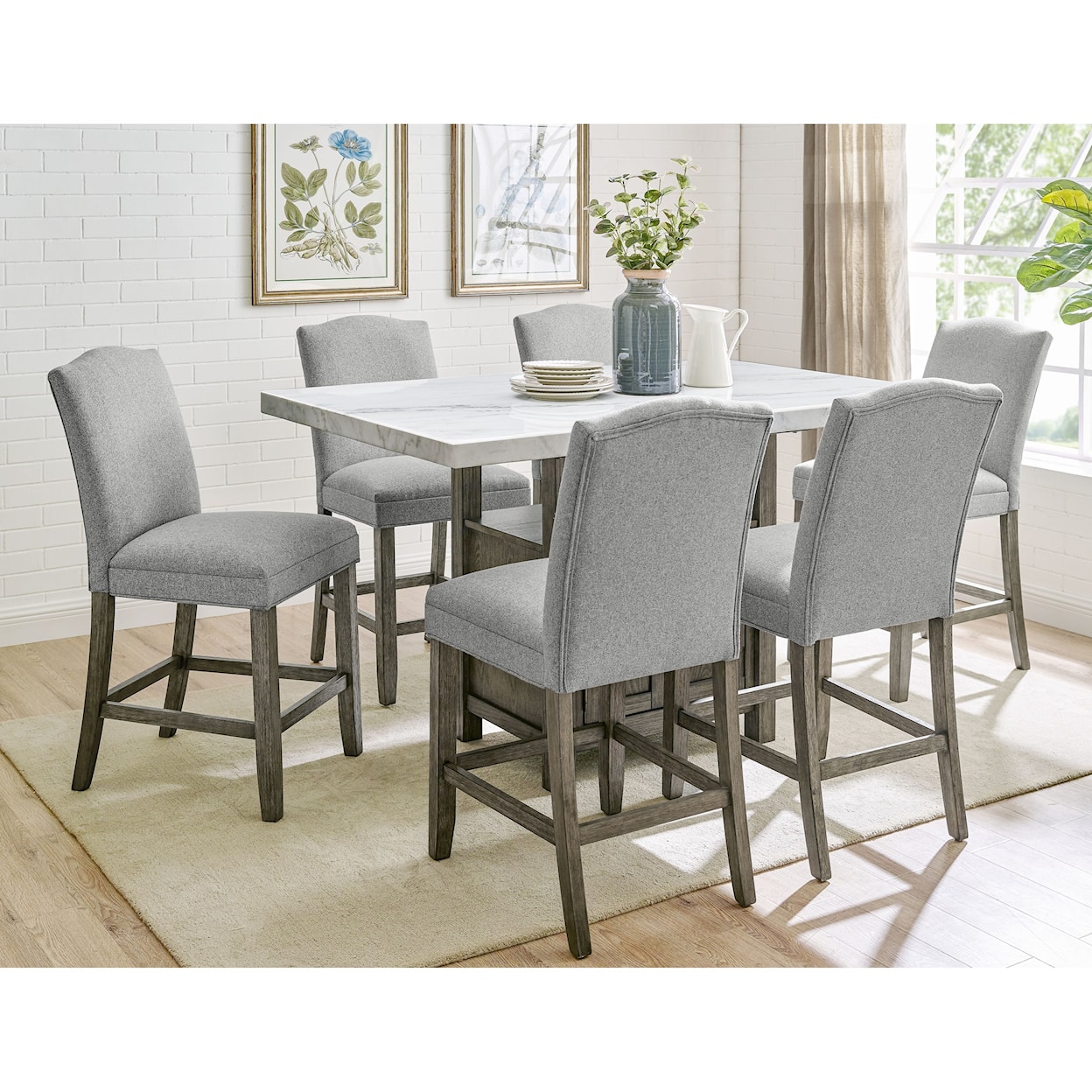 Prime Grayson 7-Piece Counter Height Dining Set
