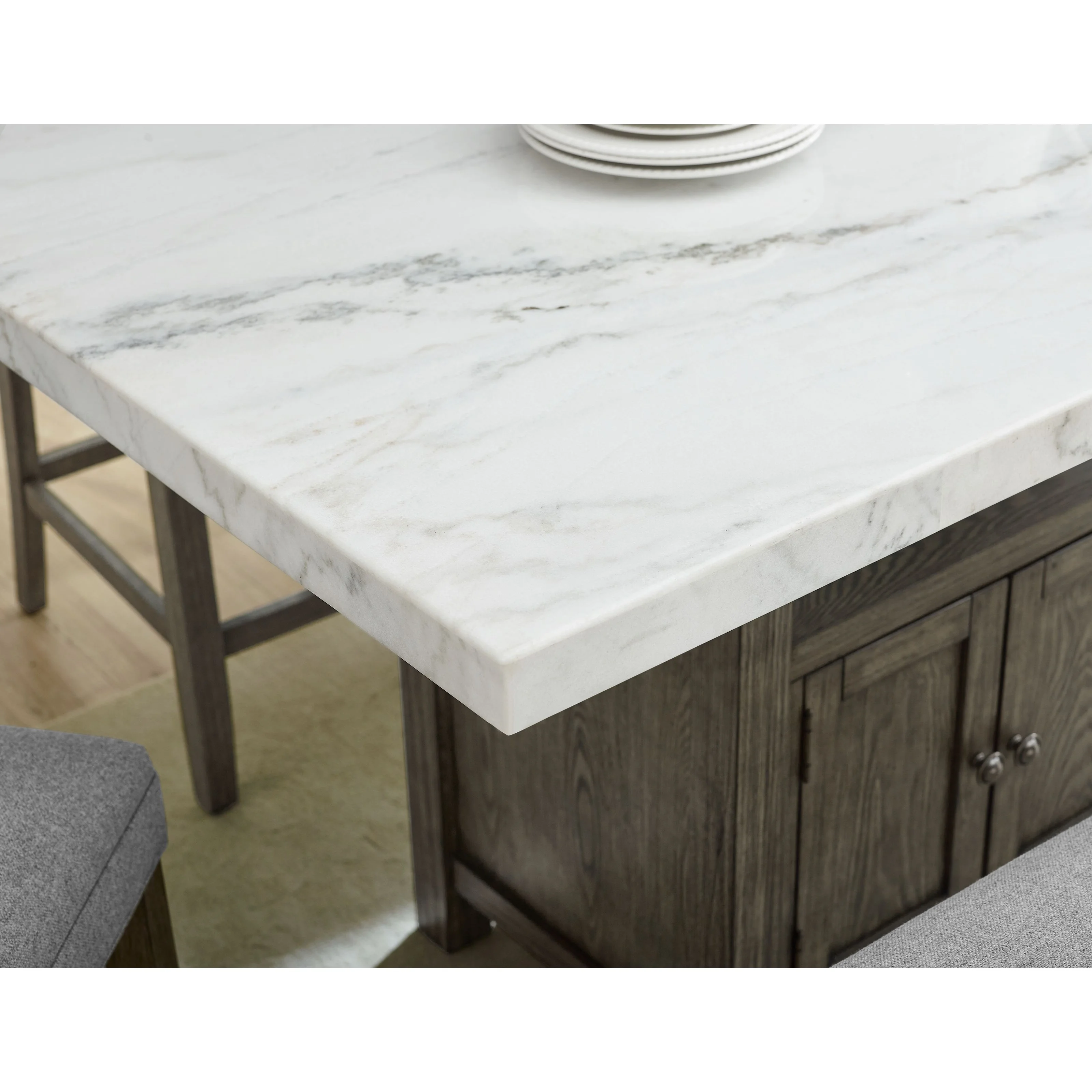 Belfort Essentials Grayson 483066829 Transitional Counter-Height Dining ...