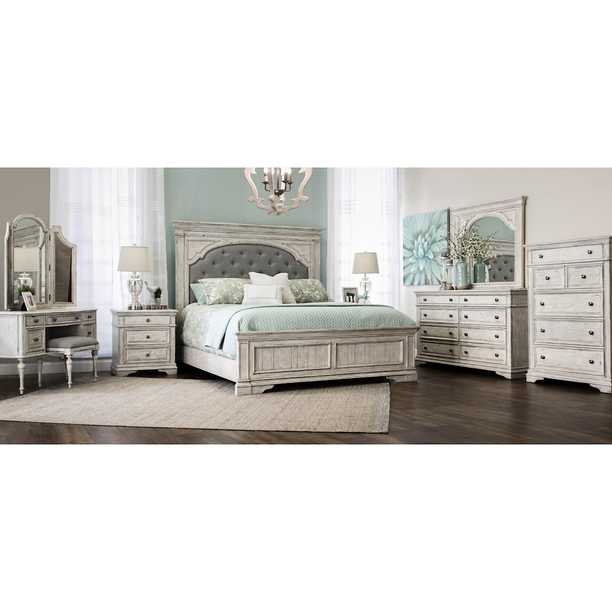 Steve Silver Highland Park 8-Drawer Dresser