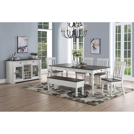 Dining Room Group with Bench
