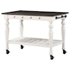 Steve Silver Joanna Two Tone Kitchen Cart