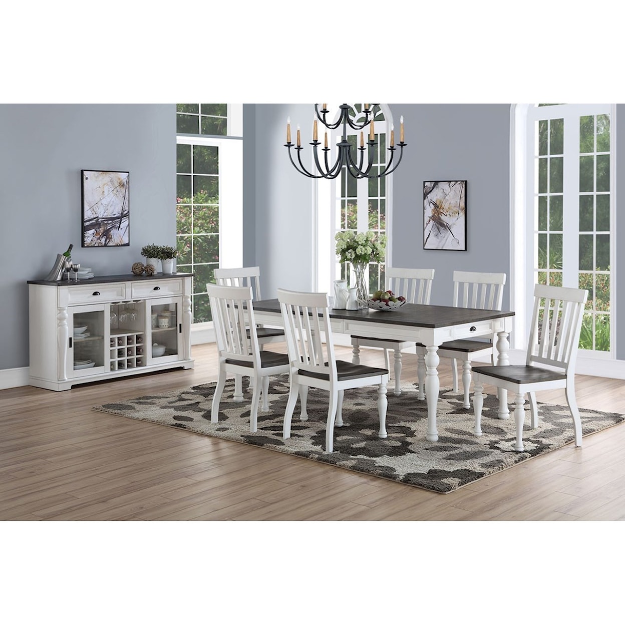 Steve Silver Joanna Joselyn 7 Piece Dining Set