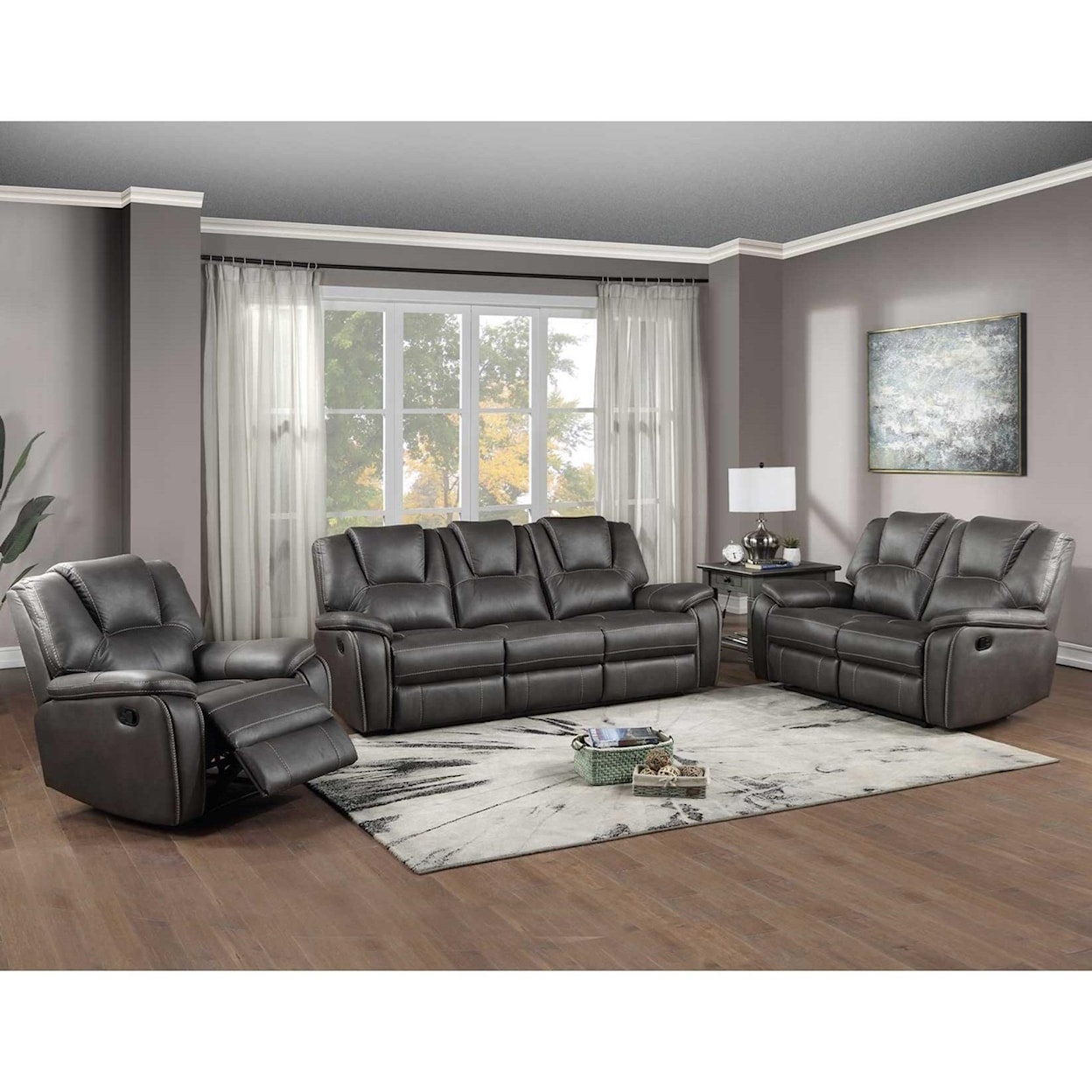 Steve Silver Katrine Manual Motion Loveseat