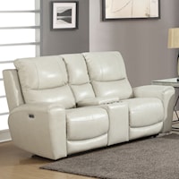 Power Recliner Loveseat with Console