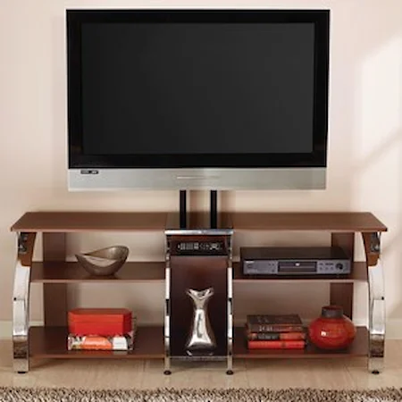 Contemporary TV Stand with Mounting Bracket