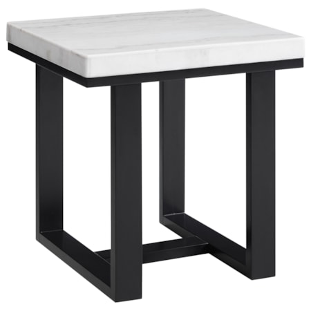 Marble Top End Table