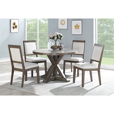 5 Piece Table and Chair Set