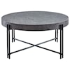 Steve Silver Morty MORTY GREY ROUND COCKTAIL TABLE |