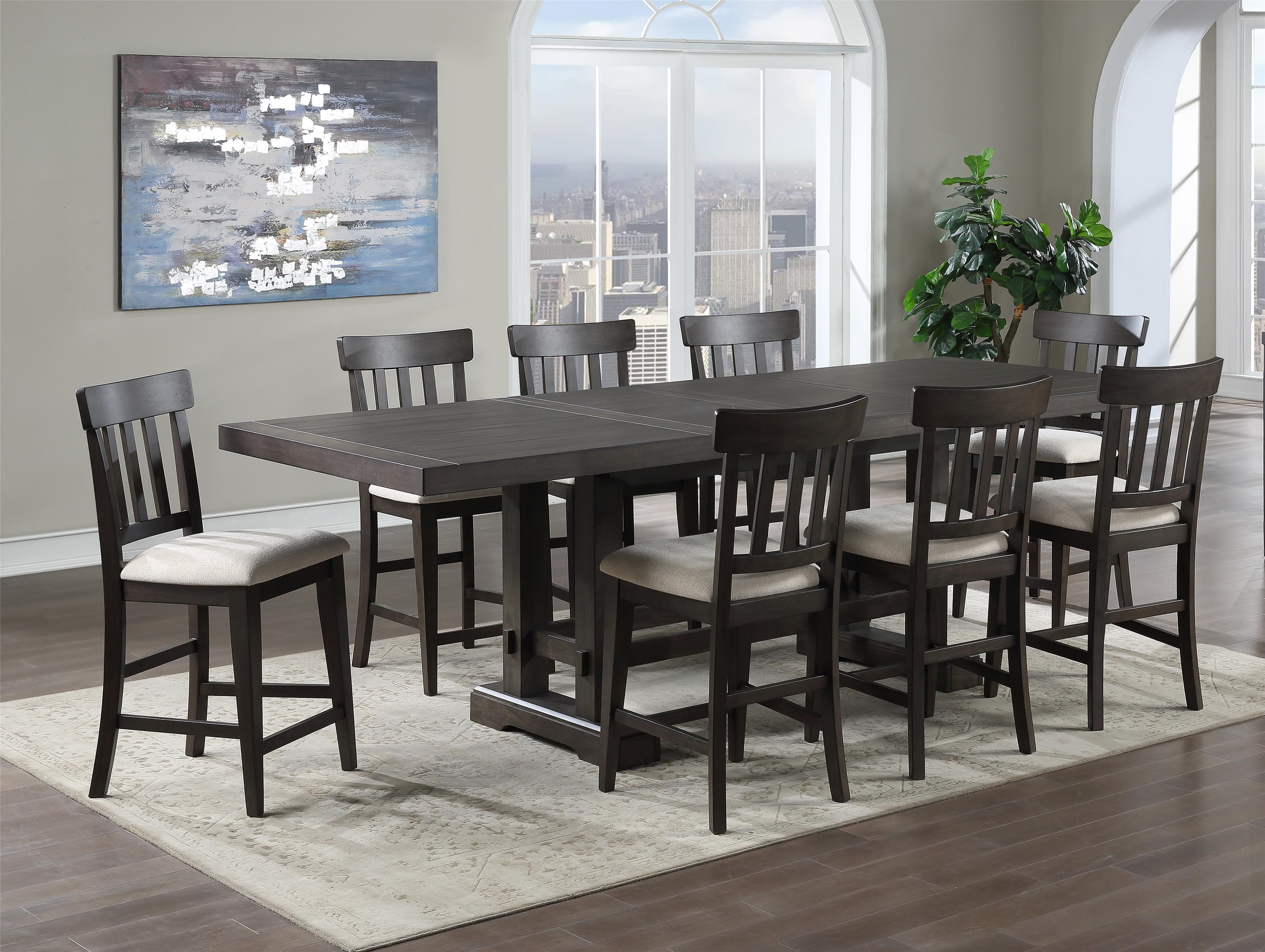 Steve Silver Napa 390450028 Contemporary 9 Piece Counter Height