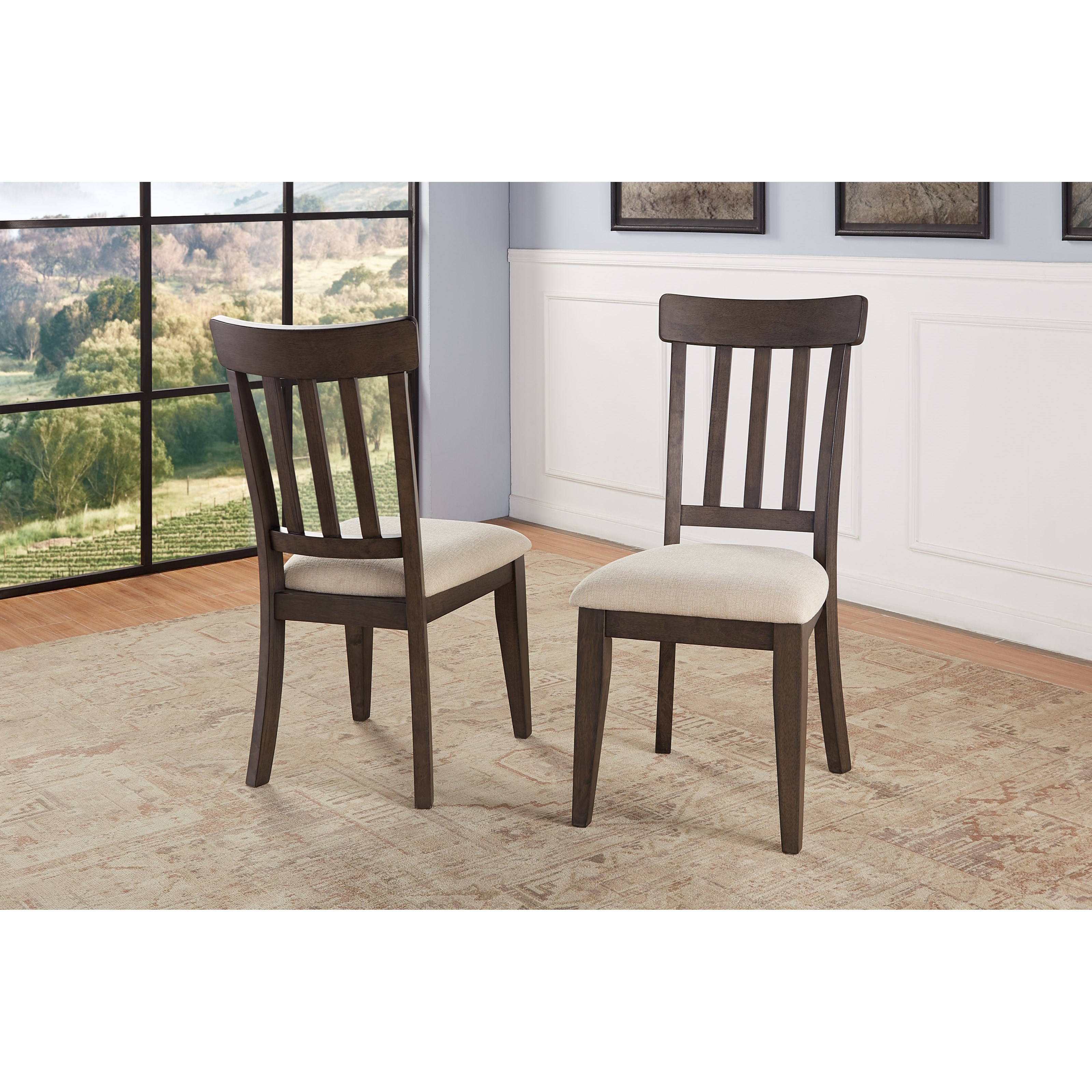 Steve Silver Napa 340450028 Contemporary Side Chair with Upholstered