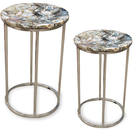 Agate Top Nesting Table