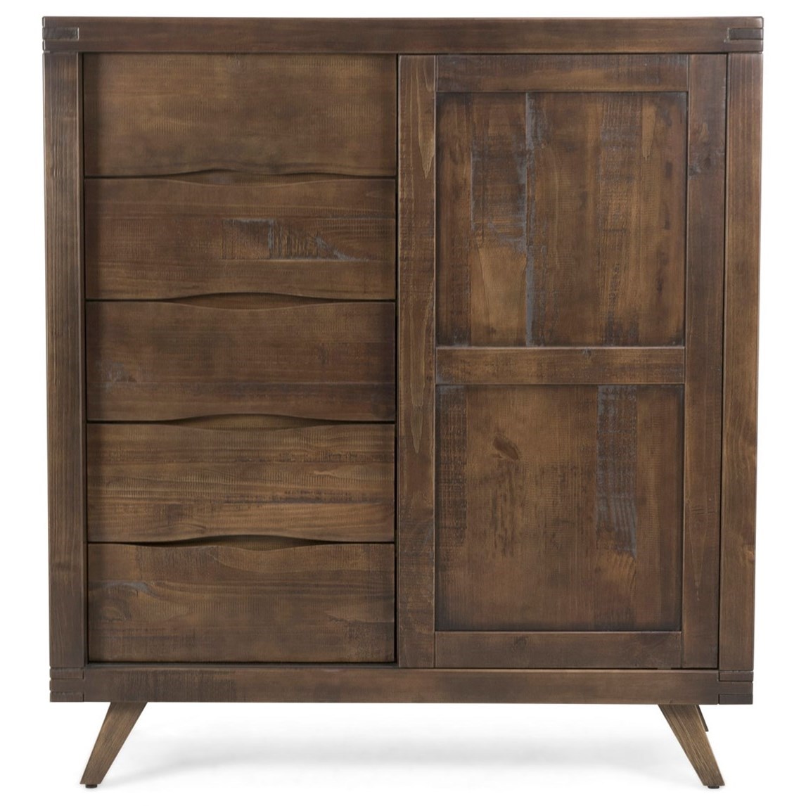 Steve Silver Pasco AS900CG MidCentury Modern Rustic Gentleman's Chest