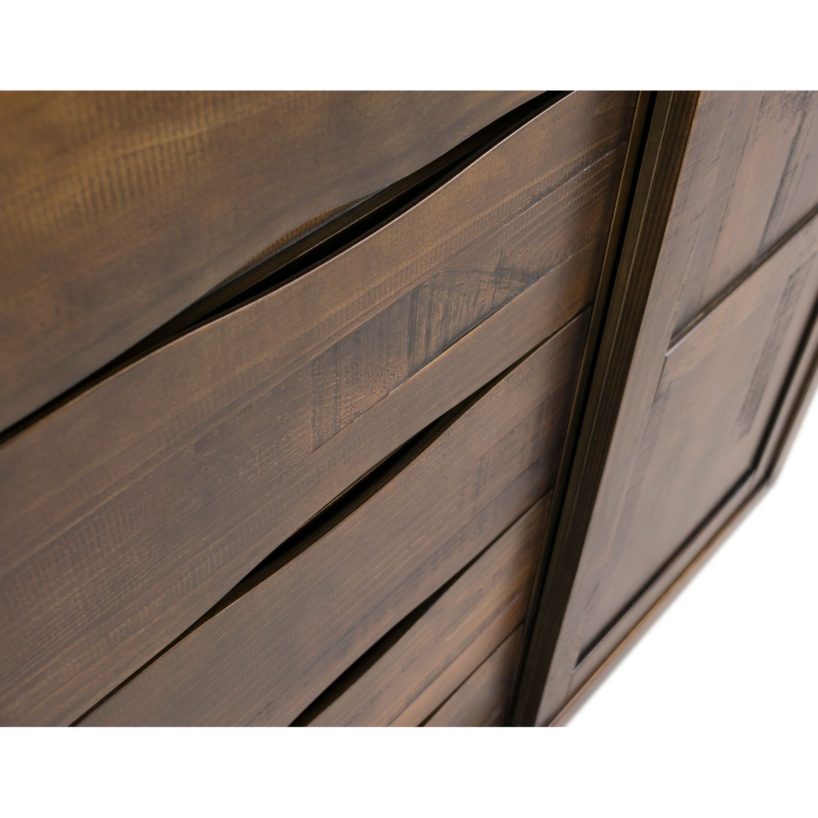 Steve Silver Pasco 1381739 MidCentury Modern Rustic Gentleman's Chest