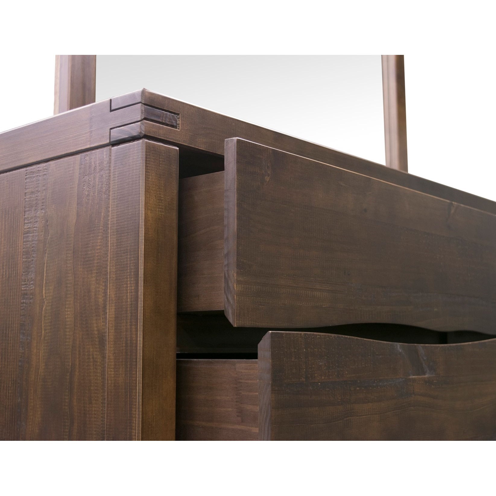 Dresser and Mirror Combination