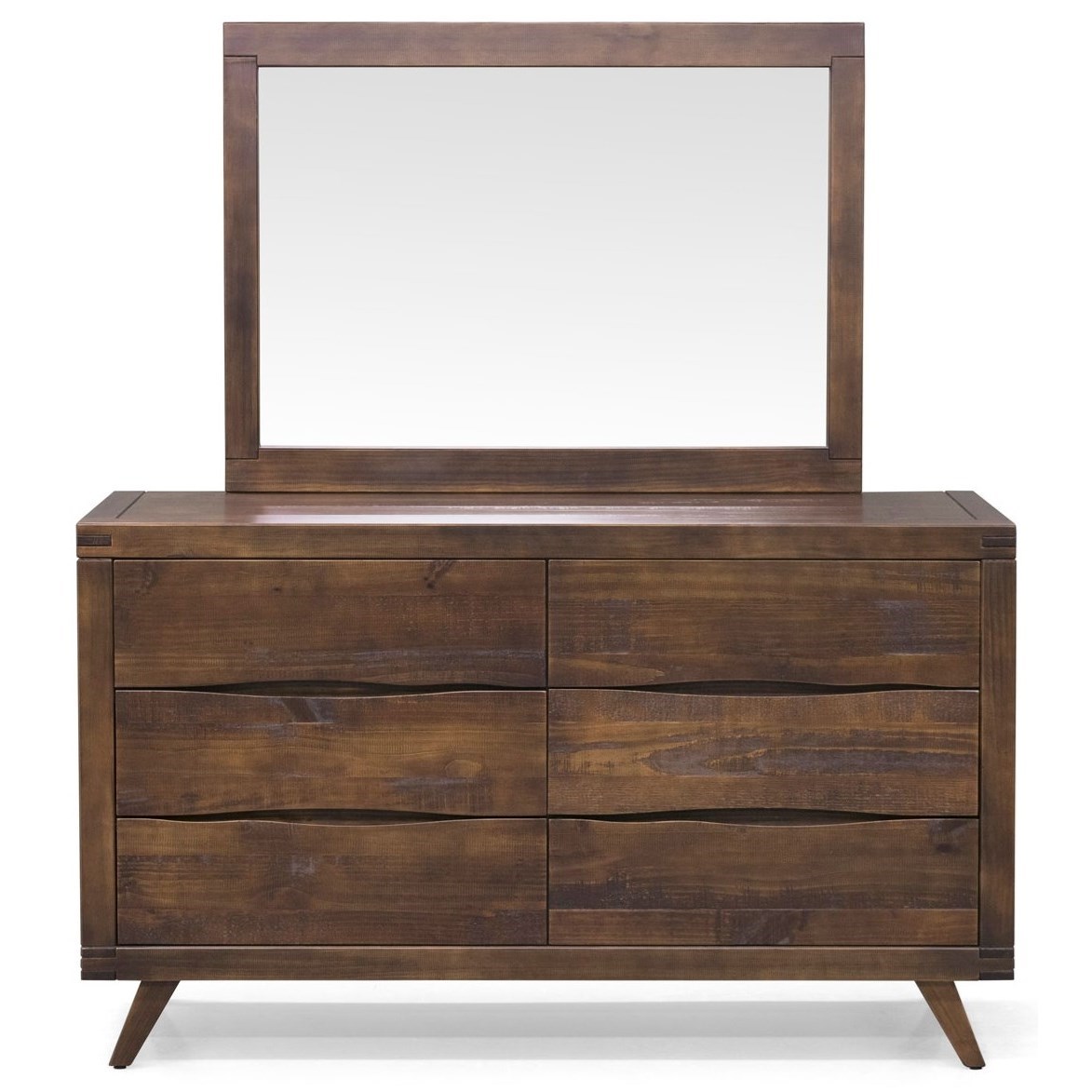 Dresser and Mirror Combination