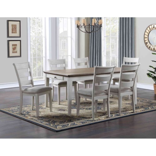 Modern Farmhouse 7-Piece Dining Set