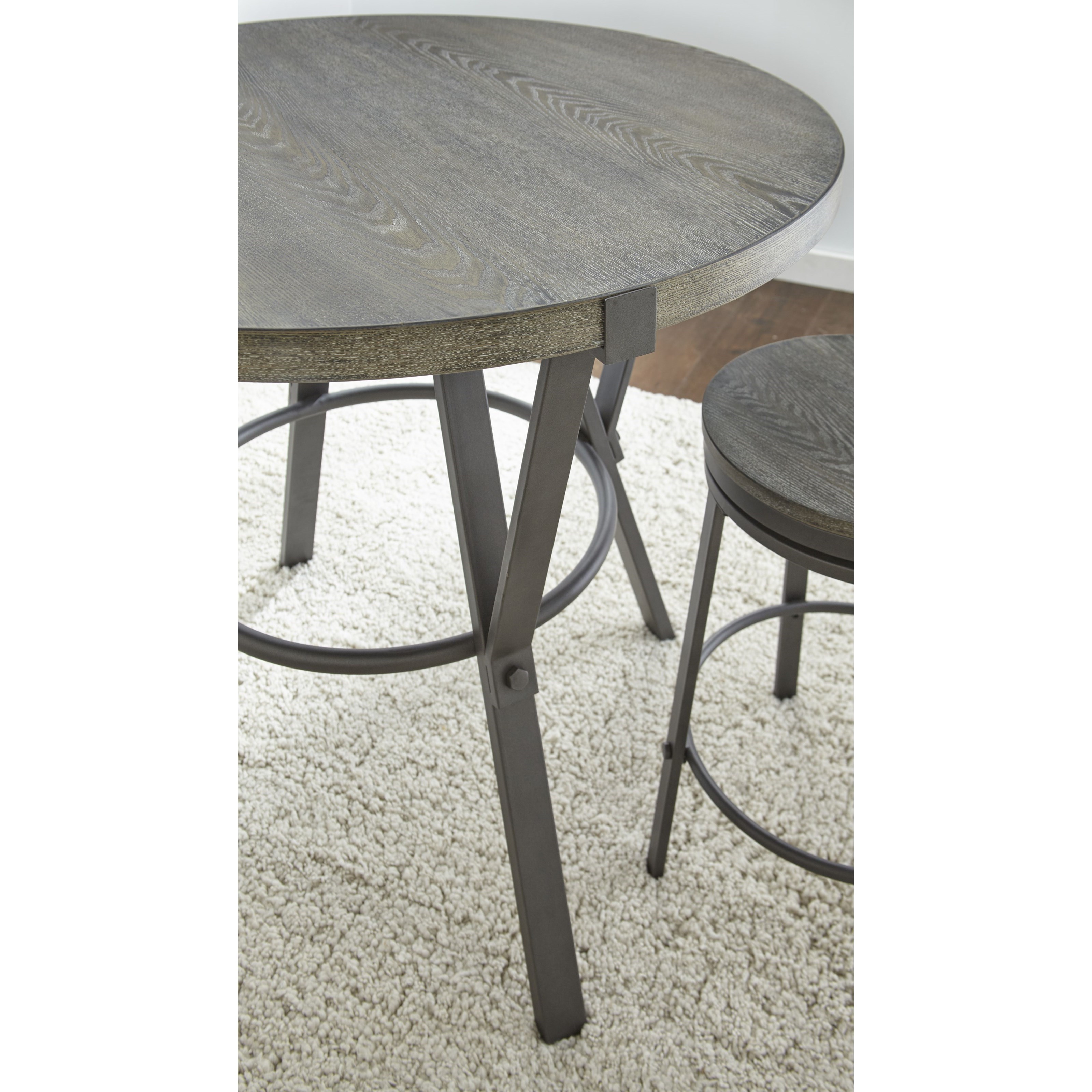 Portland round counter table discount