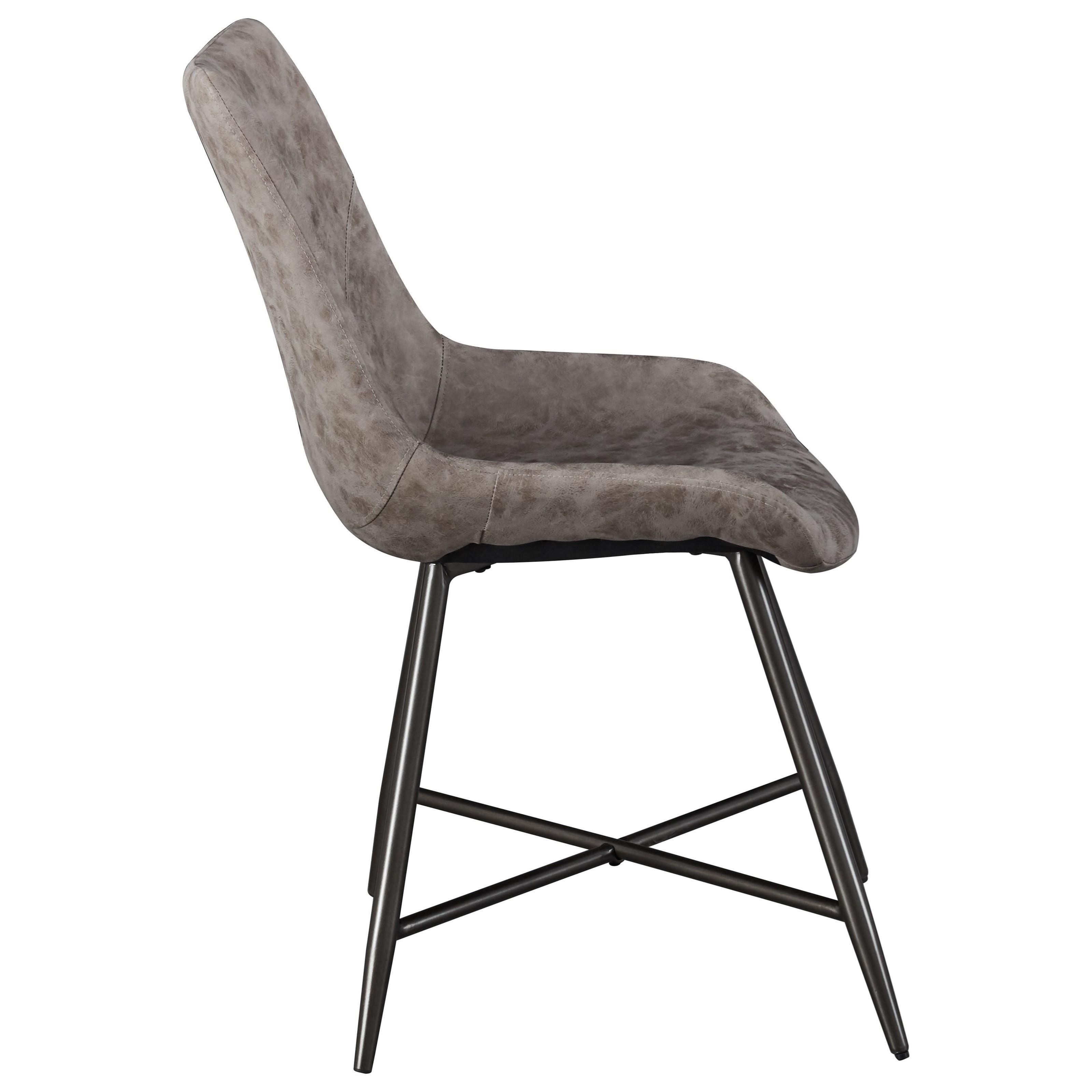Faux Rawhide Side Chair