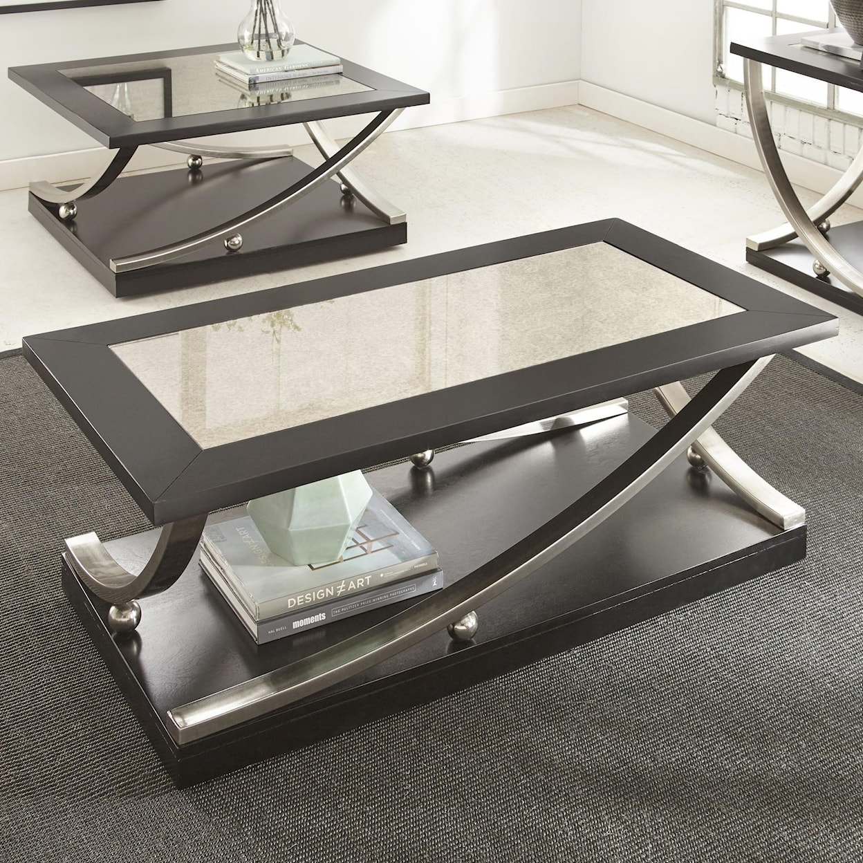 Prime Ramsey Cocktail Table with Hidden Caster