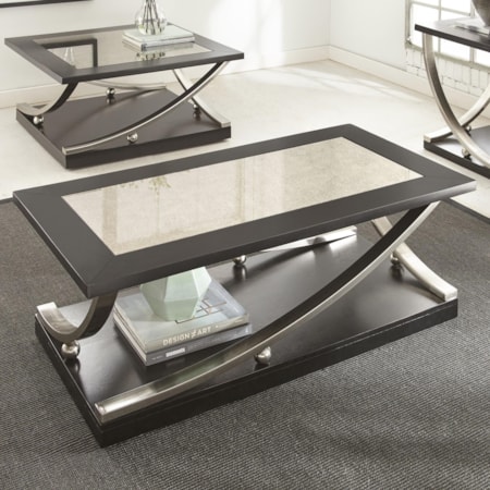 Cocktail Table with Hidden Caster