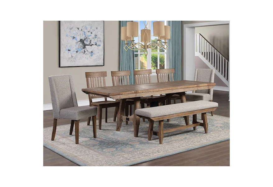 Riverdale 5-Piece Dining Table Set by Steve Silver at Sam Levitz Furniture