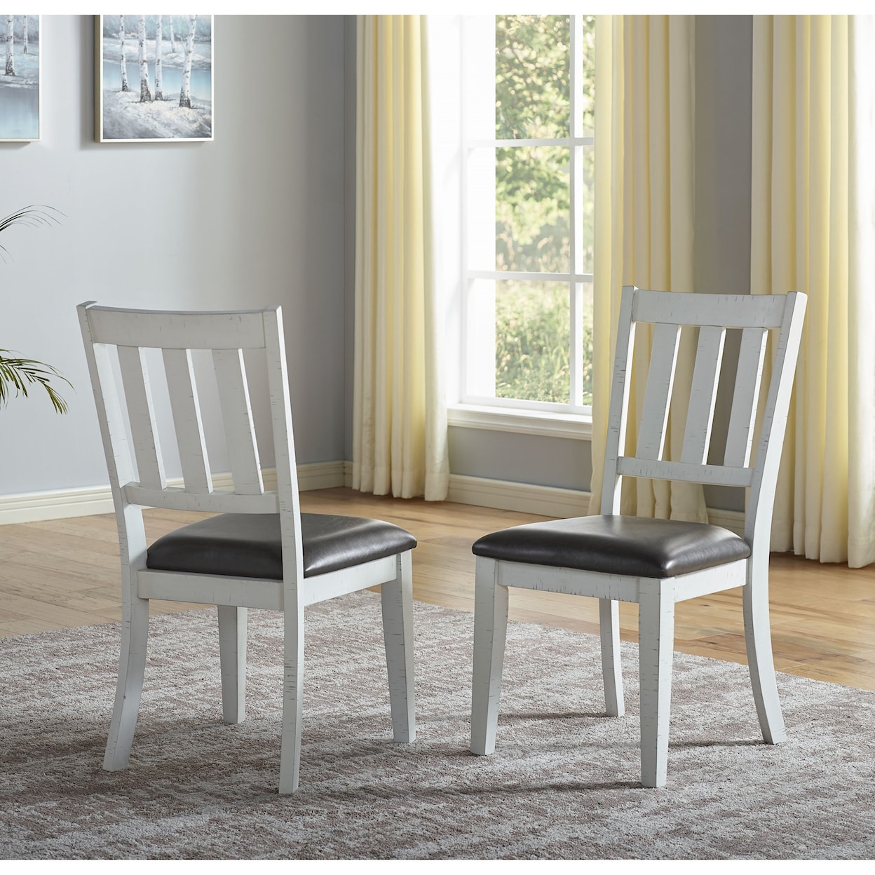 Steve Silver Robin 6-Piece Table and Chair Set with Bench