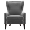 Steve Silver Rosco Velvet Accent Chair w/ Nailhead Trim