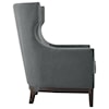 Steve Silver Roswell Linen Accent Chair with Brass Nailhead Trim