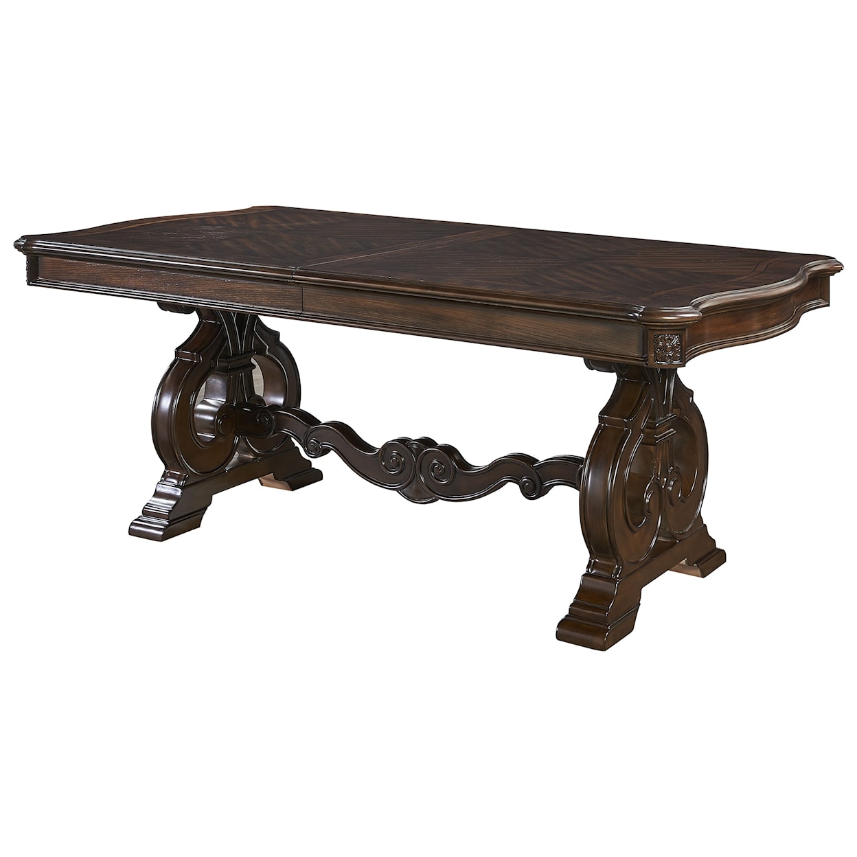 Steve Silver Royale Cathedral Veneer Dining Table