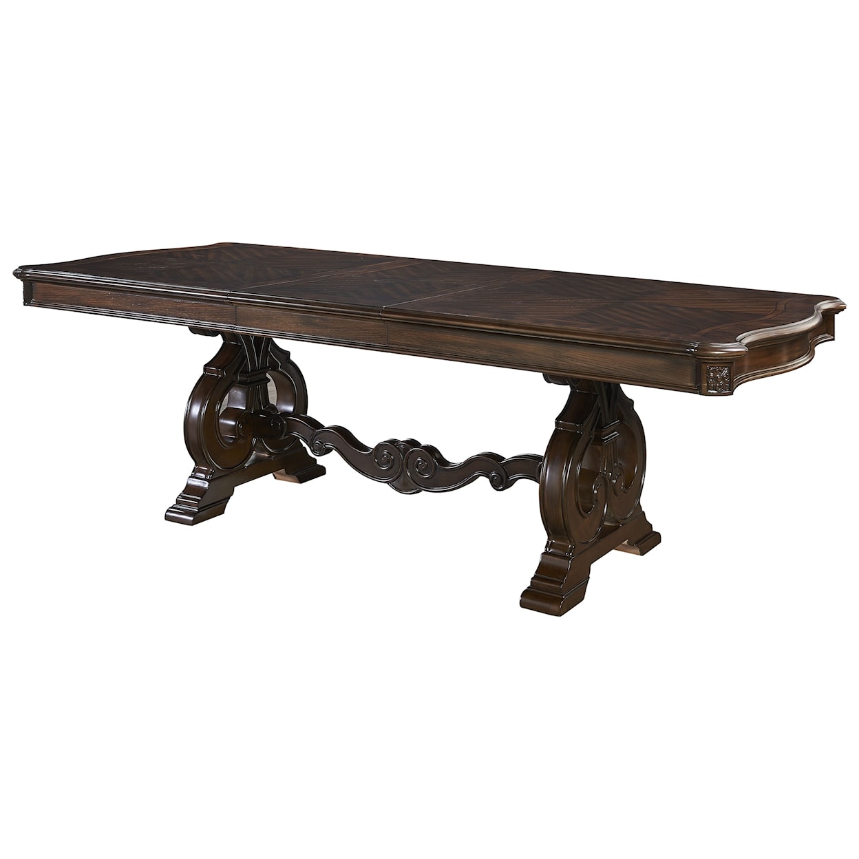 Steve Silver Royale Cathedral Veneer Dining Table