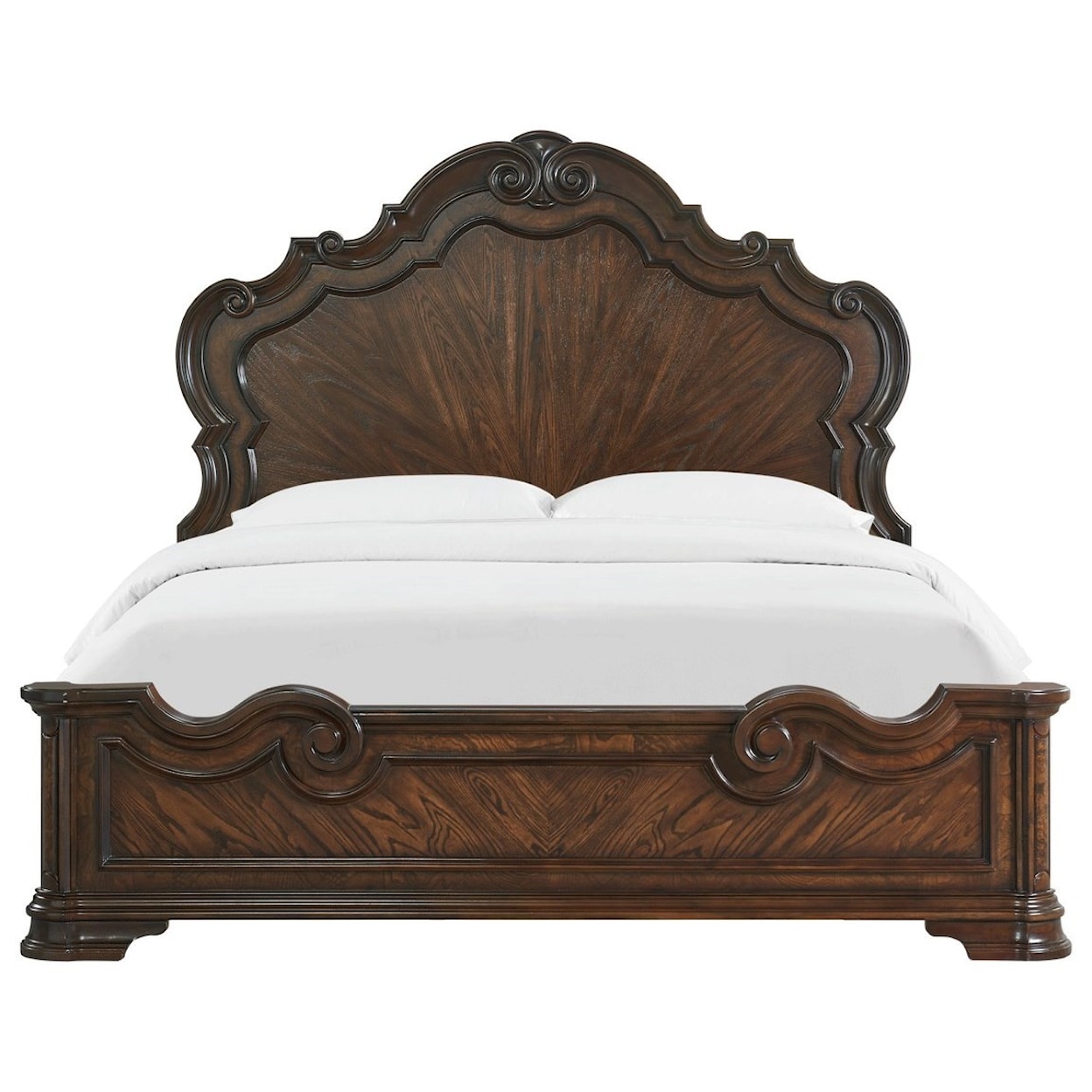 Steve Silver Royale King Scroll Detail Bed