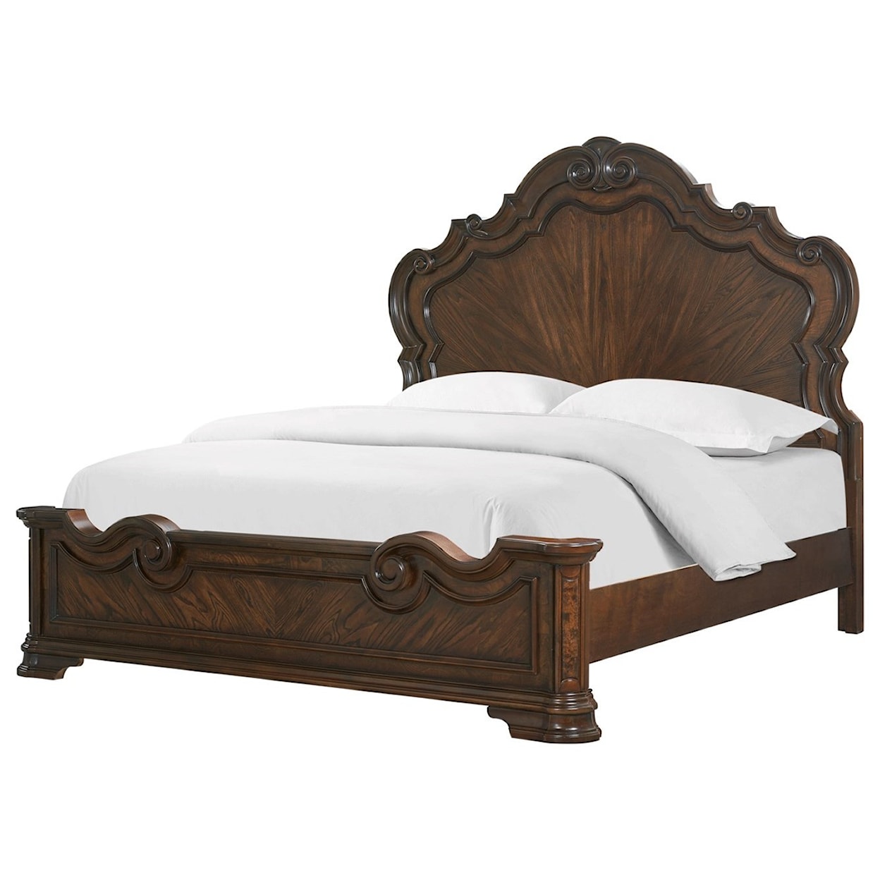 Steve Silver Royale Queen Scroll Detail Bed