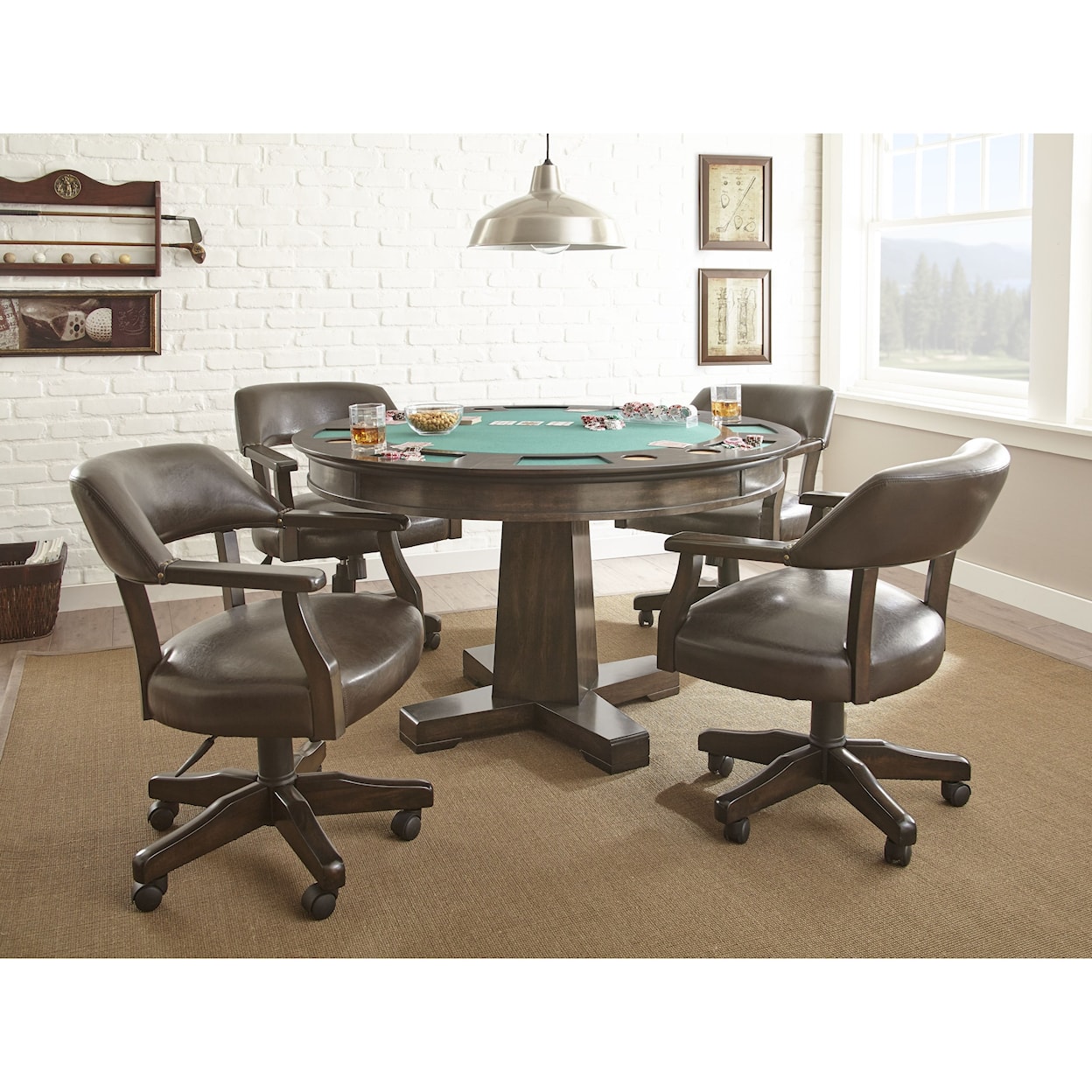 Steve Silver Ruby Reversible Game Table