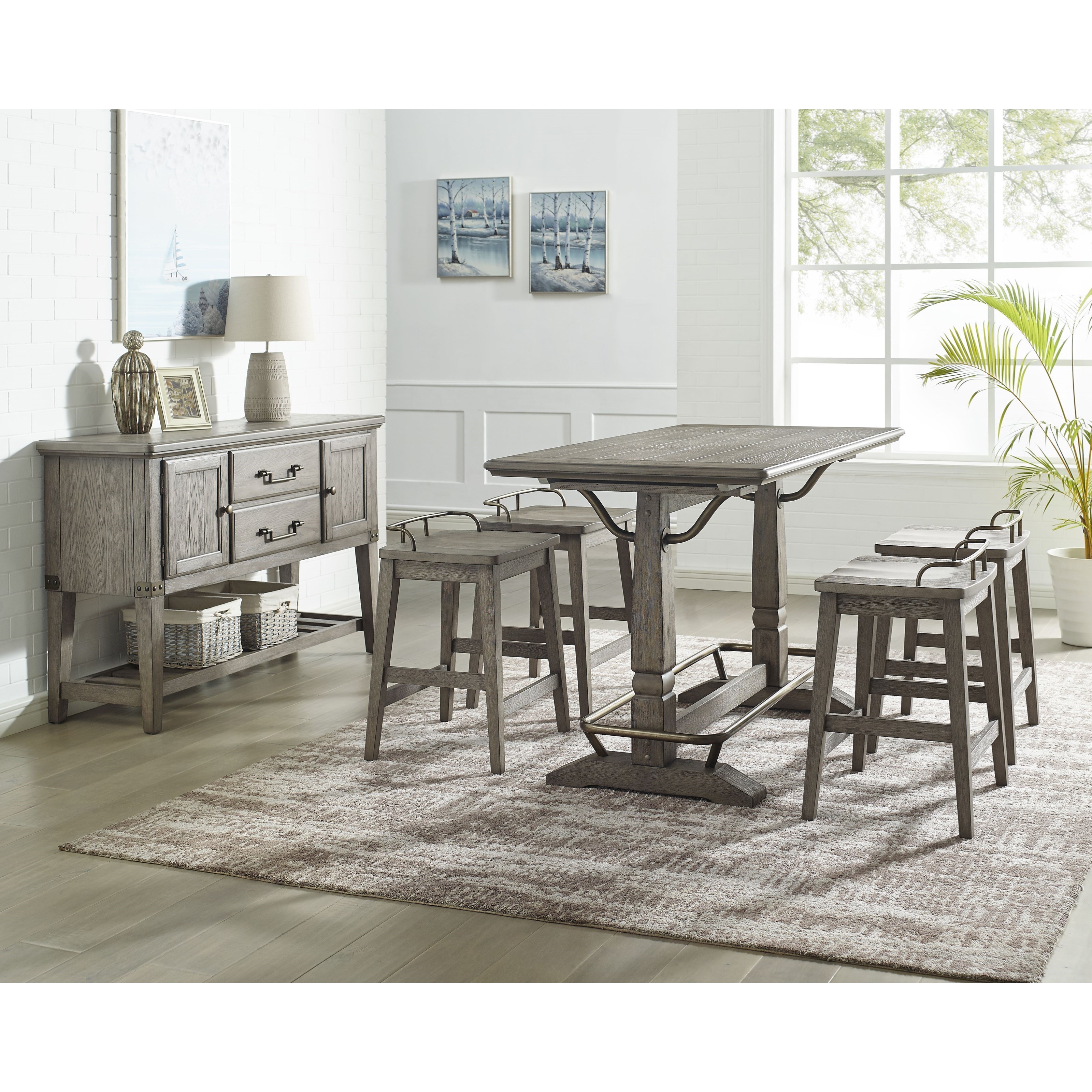 Steve Silver Ryan Counter Height Bar Stool