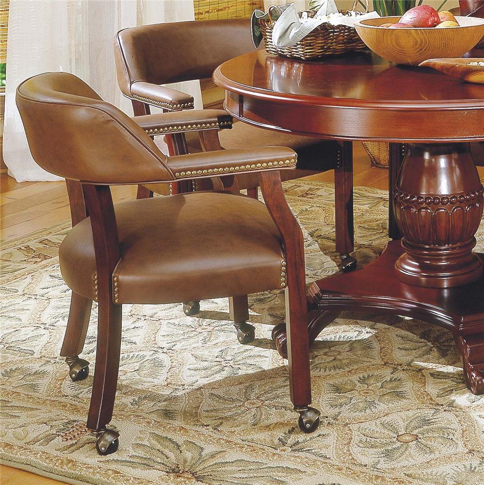 Dining room table clearance and chairs with casters