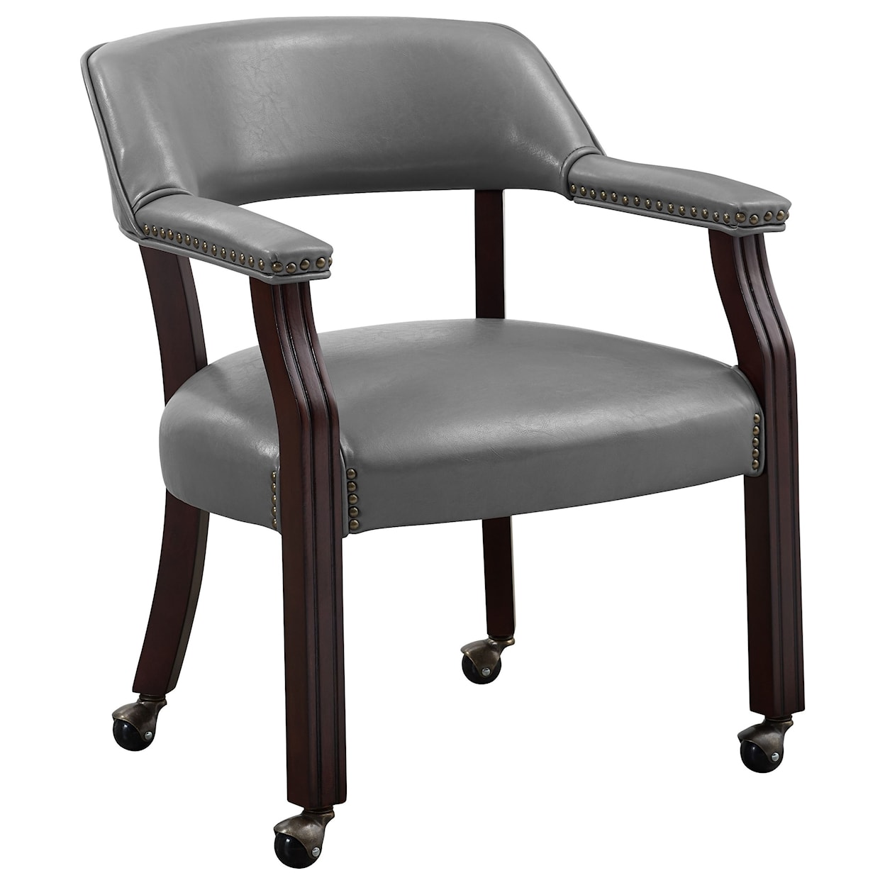 Steve Silver Tournament Arm Chair with Casters
