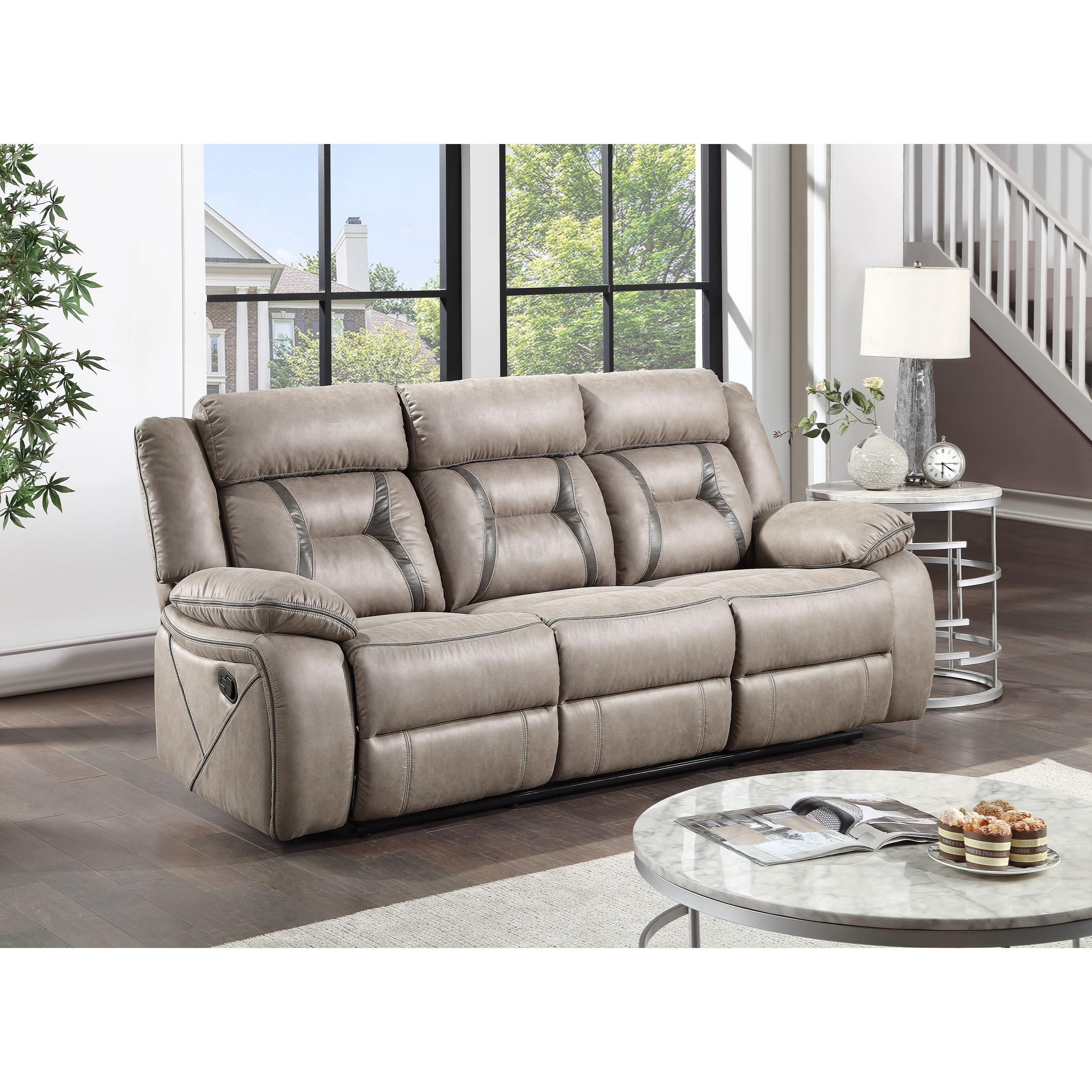 Reclining sofa hotsell by standard furniture