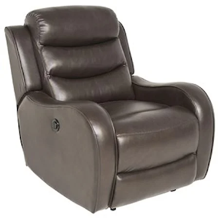 Power Recliner Chair with Channel Tufted Back