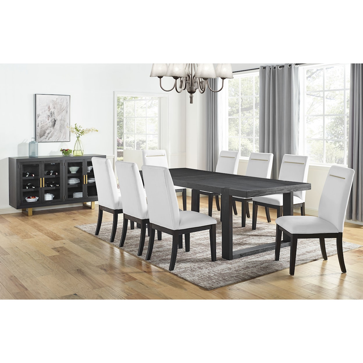 Steve Silver Yves Rectangular Dining Room Table