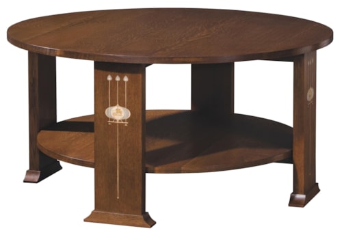 Harvey Ellis Round Cocktail Table